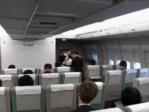 asiatisk, hårete, koreansk, utendørs sex