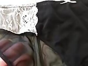 bà dì, da đen, cận cảnh, latinh, quần xì, quần lót