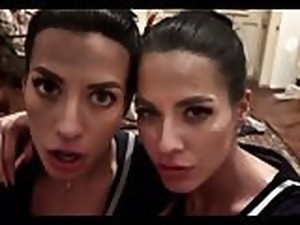 blowjob, pov, tvillinger, trekant