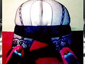 røv, stor røv, crossdresser, lingeri, shemale, sexlegetøj, amatør