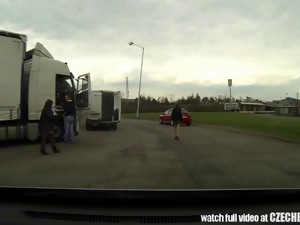 Czech Mother I'd Like To Fuck Hooker Screwed In Car