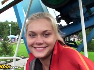 sex utomhus, pov, offentligt