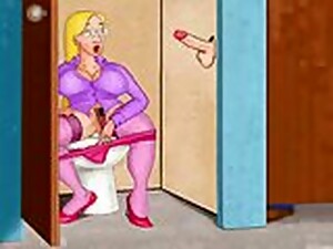 anime, hoạt hình, chịch qua lỗ trên trường