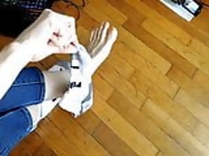 Organ kaki, Dominasi perempuan, Fetish, Wanita dewasa, MILF, Kaus kaki, Seks amatir