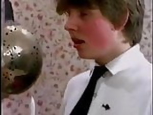 sperma i mun, ejakulering, sväljning, vintage