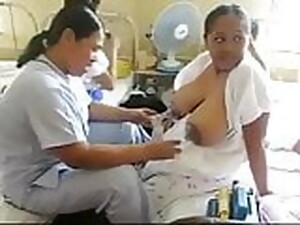 아시안, 수유부, 밀프, 우유, 자연스러운, 펌프