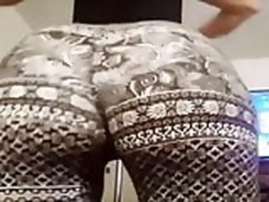 Pantat, Bokong  besar, Kulit hitam, Buatan sendiri, Pakaian elastis, Seks amatir