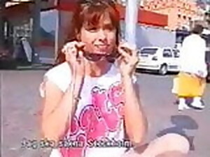 Sperma di muka, Rambut merah, Gadis Swedia, Retro