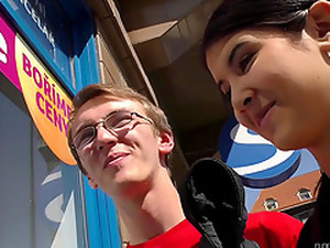 tóc nâu đen, cặp đôi, tiền, teen