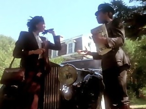 rövknull, hårig, små bröst, vintage