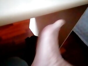 足, フェチ, 自撮り, 靴下, 素人