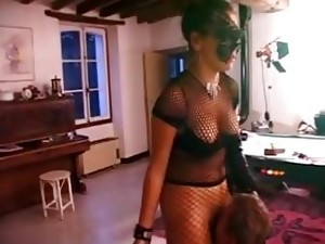 bdsm, kvinnlig dominering, fransyska, kissa, strap-on