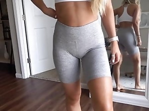 Rambut pirang, Memek wanita, Orang terkenal, Tempat kebugaran, Pakaian elastis, Voyeur