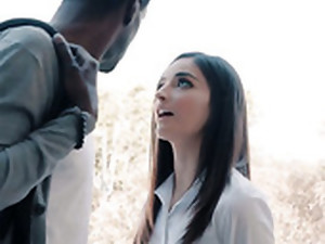 brud, stor kuk, ejakulering, erotiskt, kukridning, små bröst