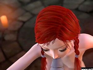 Film kartun, Makhluk besar, Gadis remaja, 3D