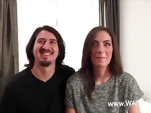 cuckold, tysk, tynn, små pupper, amatør