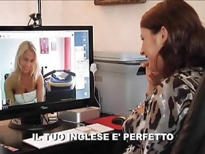 blond, hotel, gammel og ung