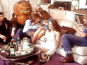 Isap kontol, Seks grup, Pesta seks, Retro, Seks bertiga