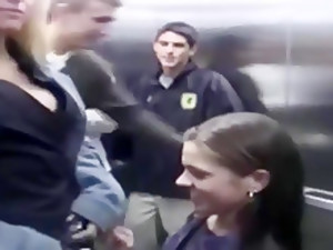 araber, blond, brunette, lesbisk, fest