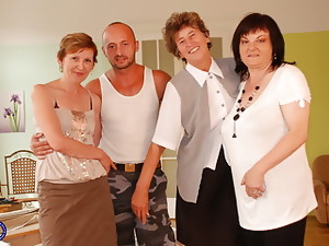 mormor, mogen, gammal och ung