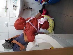 latex, hembiträde, gummi, hora