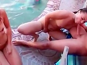 College, Sesso all'aperto, Piscina, Sesso a tre