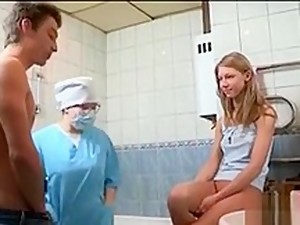 babe, brunette, dokter