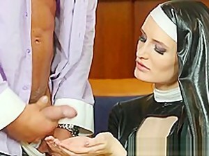 cumshot, gruppesex, nonne