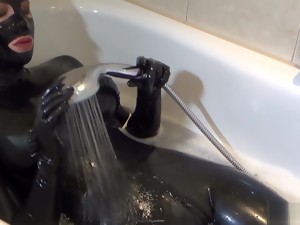 Pantat, Mandi berendam, Tetek besar, Baju karet, Karet