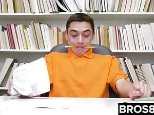 왕가슴, 자지 빨기, 성숙한, 학생, 선생