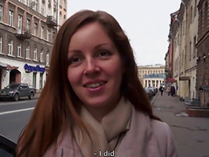 casting, virkelig, russisk, sjenert